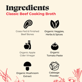 Kettle & Fire Low Sodium Beef Broth, 32 oz Cartons (Pack of 8)