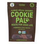 Cookie Pal Pumpkin & Chia Dog Treats, 10 Oz, Case of 4 - Cozy Farm 