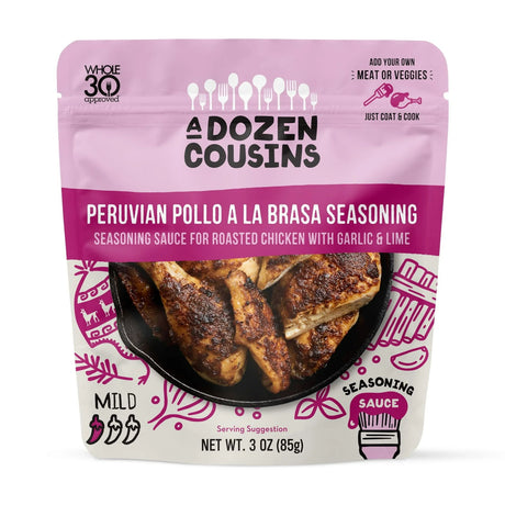 A Dozen Cousins - Peruvian Pollo Brasa Sauce, 3 oz (Pack of 10) - GMO Free