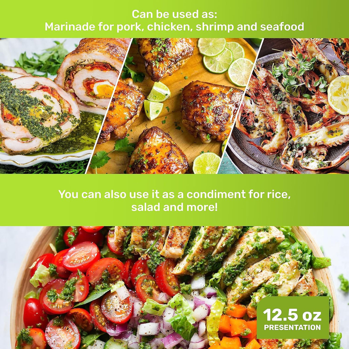 Gaucho Ranch Caribbean Chimichurri Sauce, 12.5 fl oz, Pack of 6