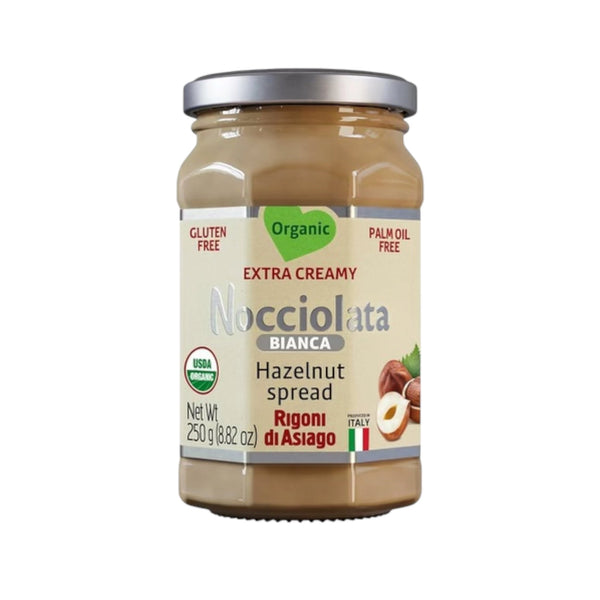 Rigoni di Asiago Nocciolata Bianca Hazelnut Spread, 250g