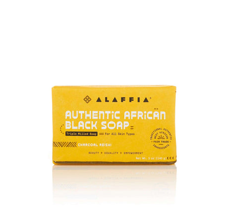 Alaffia Triple Mild Char Reishi Soap - 5 Oz - Cozy Farm 