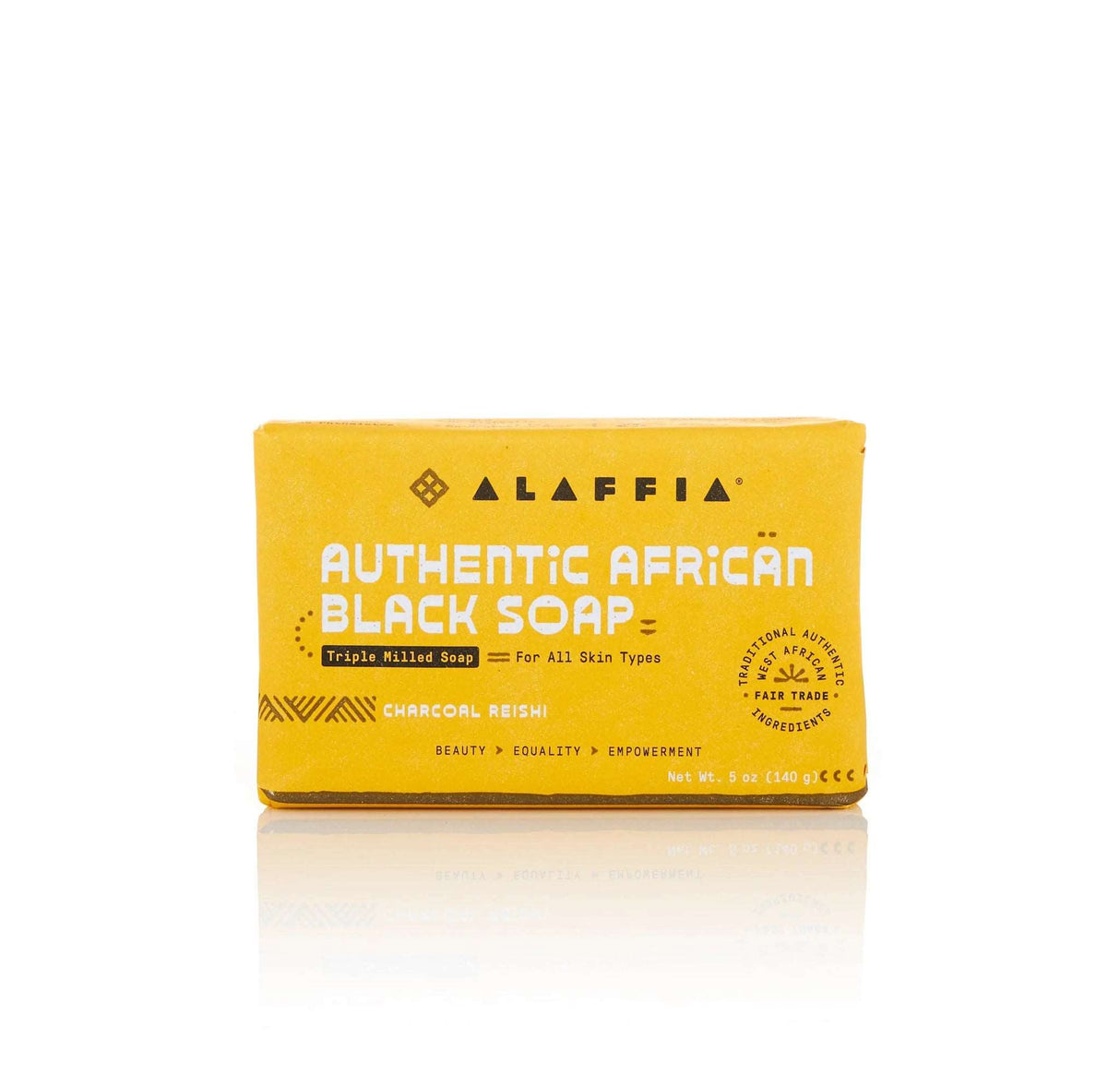 Alaffia Triple Mild Char Reishi Soap - 5 Oz - Cozy Farm 