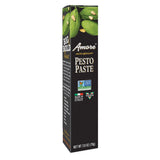 Amore Pesto Paste box with pesto ingredients on a white background