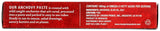 Anchovy paste packaging with text and branding details.