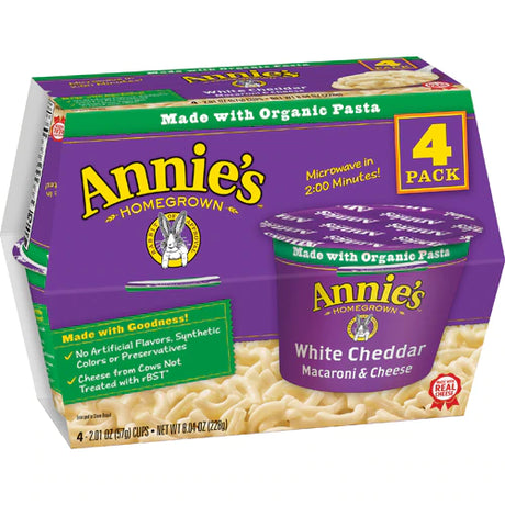 Annie's Homegrown Organic Mac & Cheese, 8.04 oz (Pack of 6) - Family Favorite Pasta