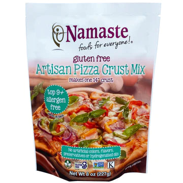 Namaste Foods Mix Pizza Crust Artisan Gluten Free, 8 Oz - Case of 6 - Cozy Farm 