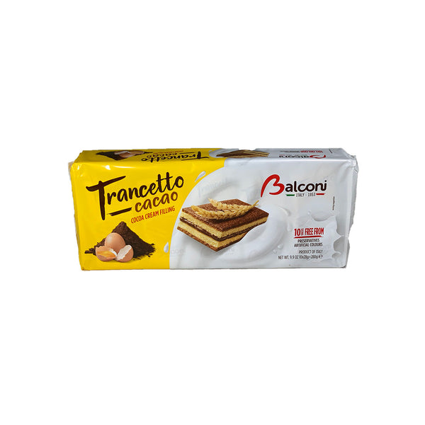 Balconi Trancetto Cocoa Snack Cakes, 280g