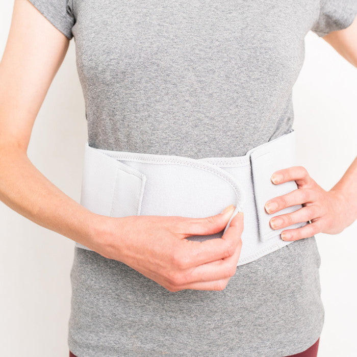 ObusForme 女士背部支撑带 - XXLarge 浅灰色 - 姿势和下背部疼痛缓解