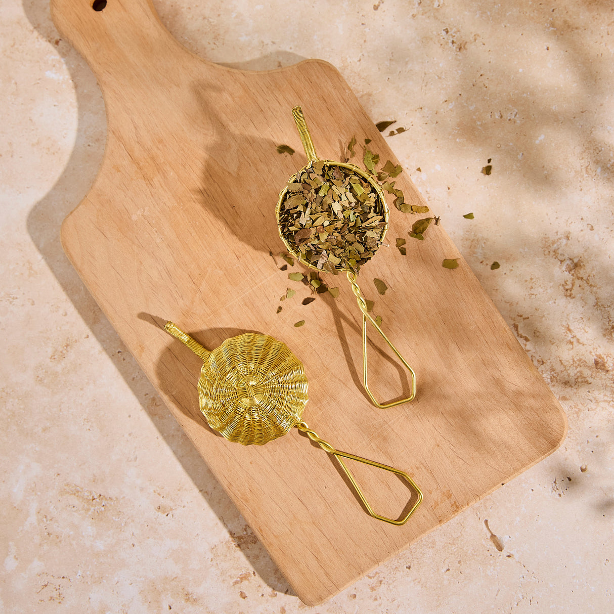 Handwoven Basket Strainer for Loose Leaf Yaupon Tea