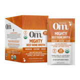 Om Mighty Beef Bone Broth Supplement (Pack of 10 - 0.53 Oz) - Cozy Farm 