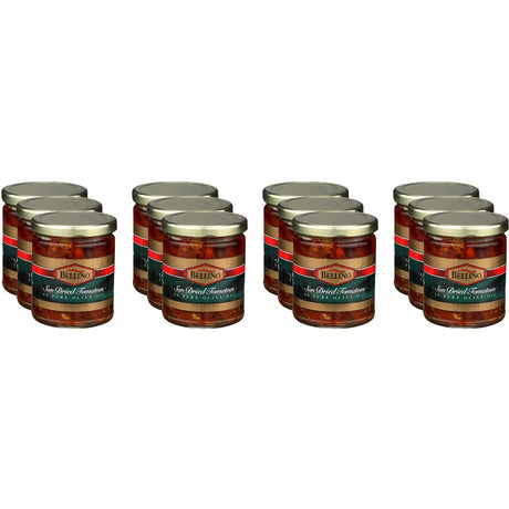 Bellino Sun-Dried Tomatoes in Pure Olive Oil - Case of 12