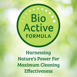 Bio Active Formula label with green text on a blurred natural background