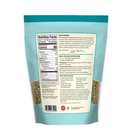 Bob's Red Mill Texturized Vegetable Protein, Gluten-Free (Pack of 4, 12 oz.)