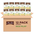 Box of 12 packs of Near East Original Rice Pilaf on a white background