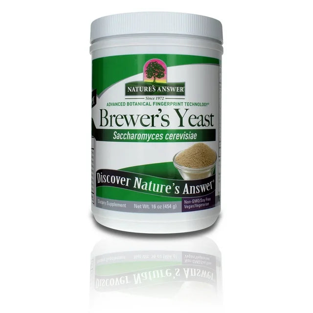 Nature's Answer Brewer's Yeast container on a white background