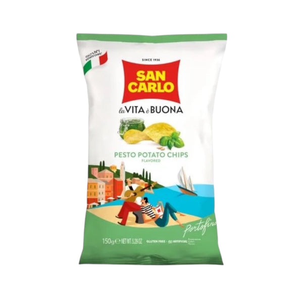 San Carlo Pesto Potato Chips, 150g