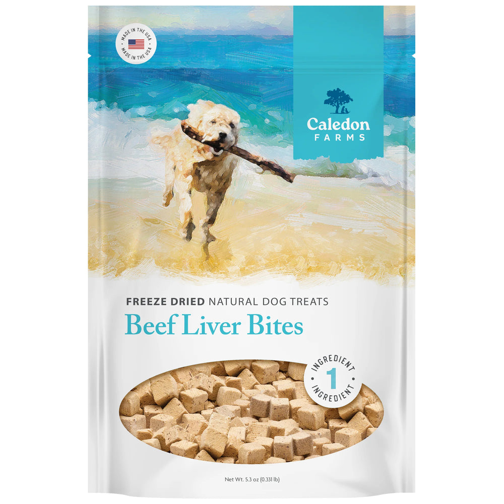 Caledon Farms - Dog Treat Beef Liver Bites (Pack of 4-5.3 Oz)
