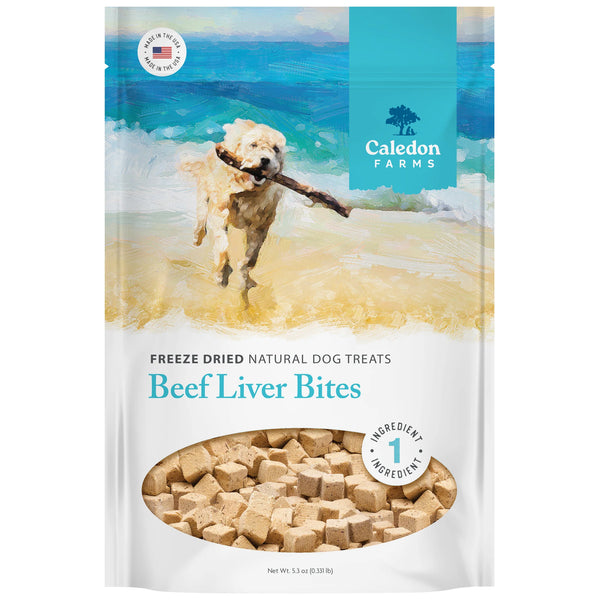 Caledon Farms - Dog Treat Beef Liver Bites (Pack of 4-5.3 Oz)