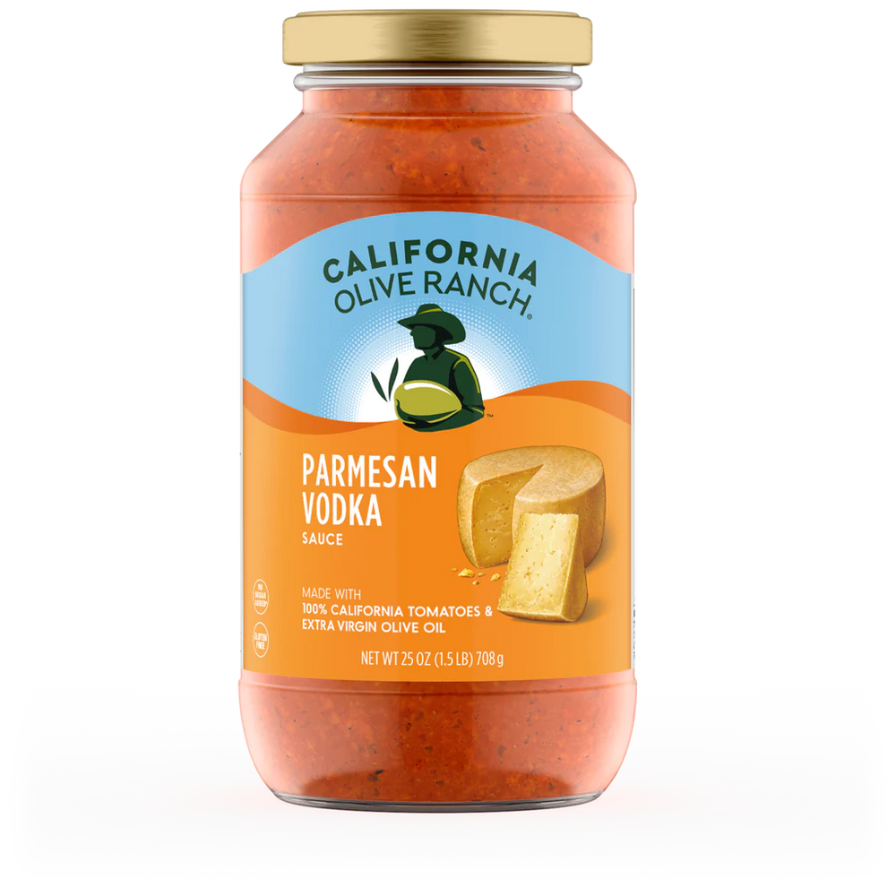 Parmesan Vodka Pasta Sauce by California Olive Ranch - 6 Pack, 25 oz Bottles - Cozy Farm 