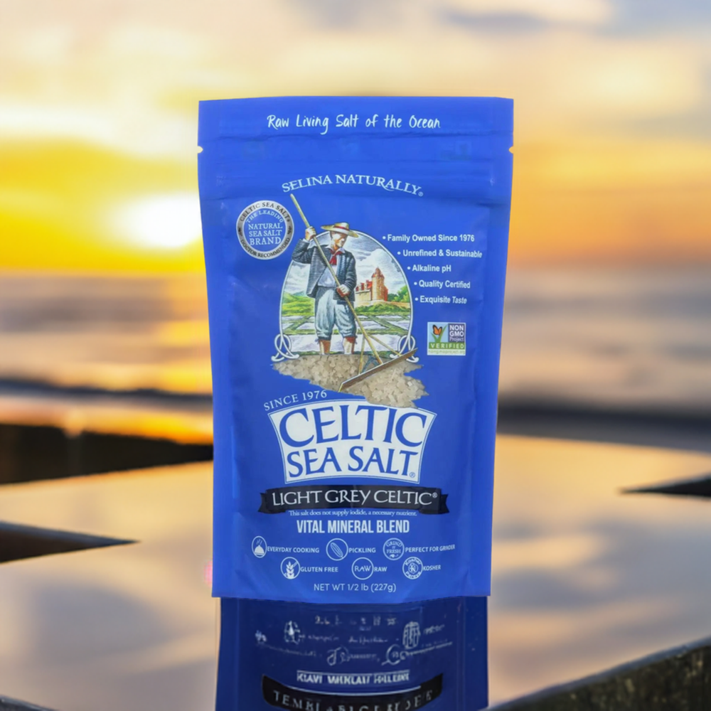 Celtic Sea Salt Light Grey, 0.5 Lb. (Pack of 6)