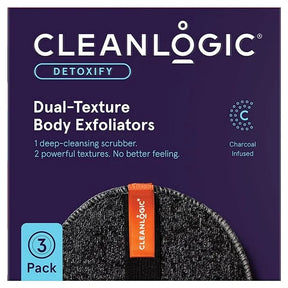 Clean Logic Detox Charcoal Scrubber Body Dual Texture