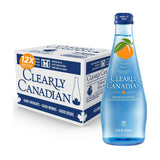 Clearly Canadian Orchard Peach Sparkling Water, Naturally Flavored, 12-Pack, 11 fl oz Each