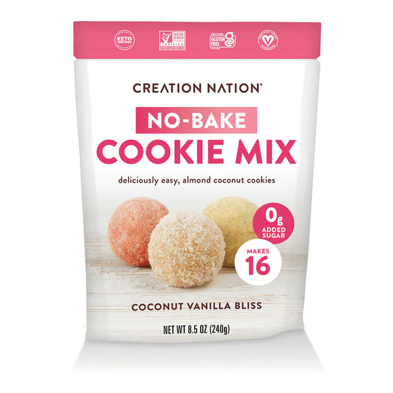 Creation Nation No Bake Vanilla Cookie Mix - 8.5 oz (Case of 6) - Cozy Farm 