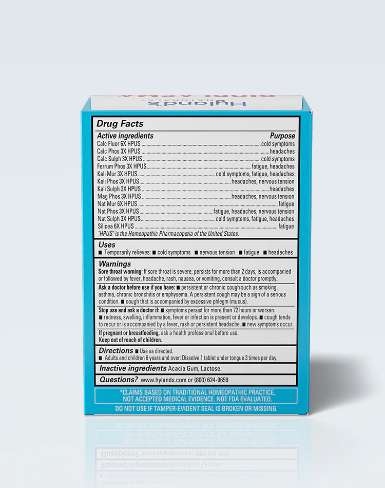 Hyland's Bioplasma 12 Cell Salts - 100 Count