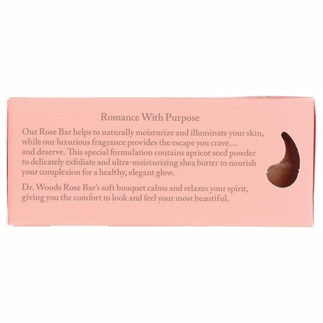 Dr. Woods Skin Lightening English Rose Bar Soap (5.25 Oz.) - Cozy Farm 