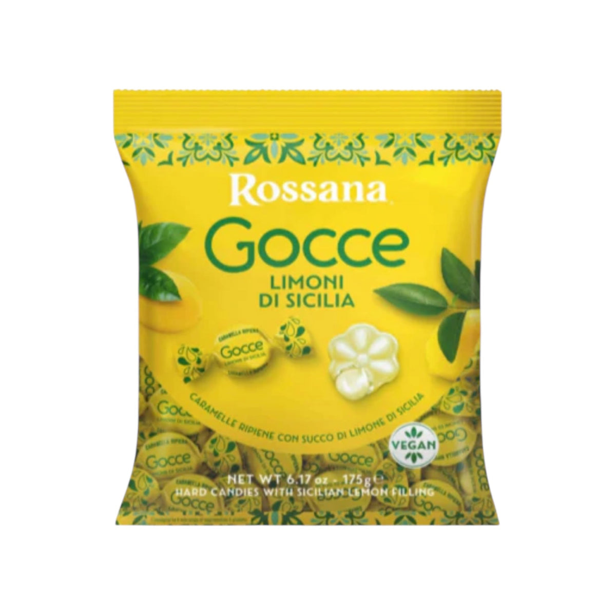 Rossana Italian Lemon Candies, 160g
