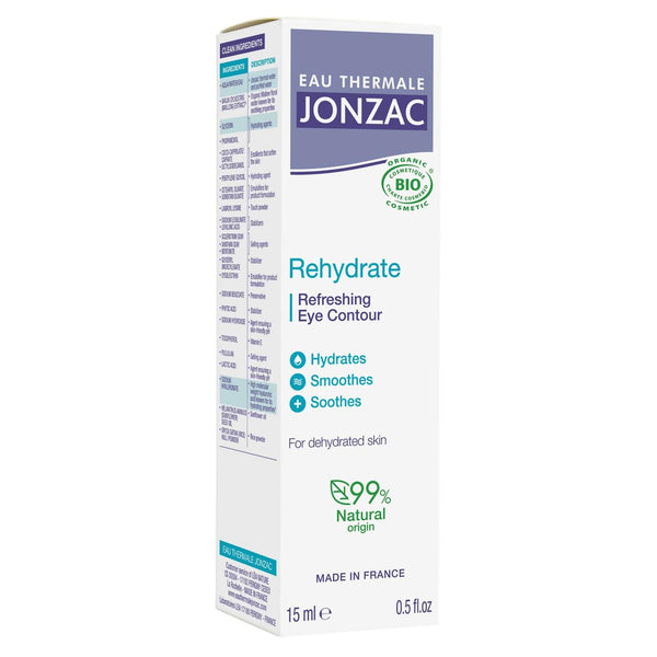 Eau Thermale Jonzac Rehydrate Refreshing Eye Contour packaging on a white background