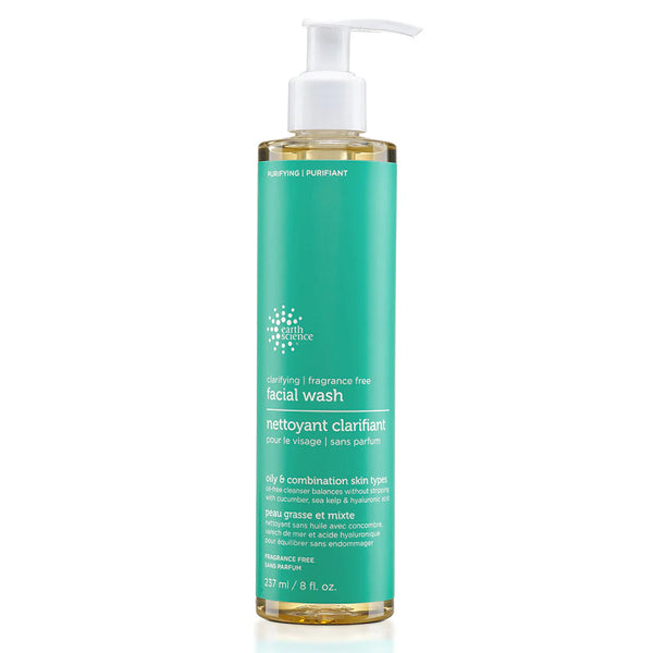 Earth Science Clarifying Facial Wash Fragrance Free - 8 Fl Oz - Cozy Farm 