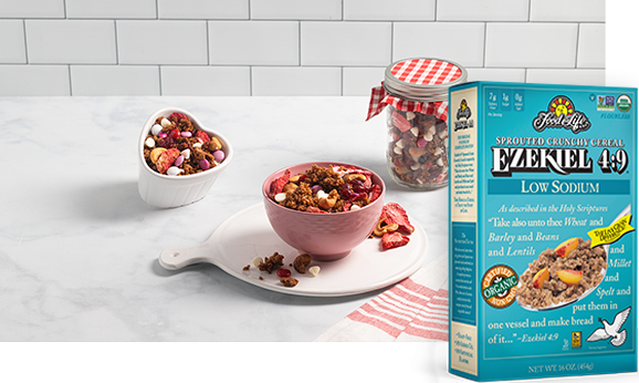 Food For Life Ezekiel 4:9 Sprouted Grain Low Sodium Crunchy Cereal - 6 Pack - 16 Oz