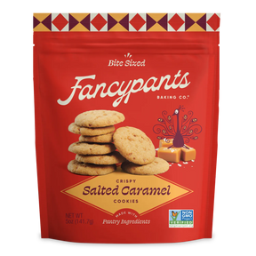 Fancypants - Salted Caramel Cookies, 5 oz (Pack of 6) - Gourmet Kosher Treat