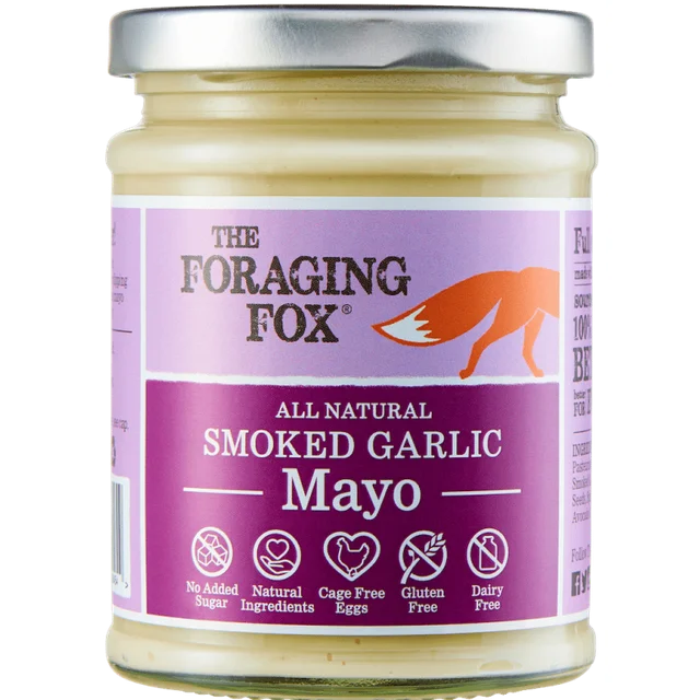 Foraging Fox - Smoked Garlic Mayonnaise, 9.2 fl oz (Case of 6) - GMO-Free Condiment