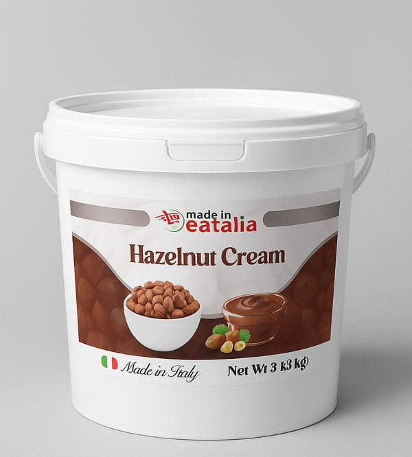 Made In Eatalia Hazelnut Cream 20%, 3 kg Bucket