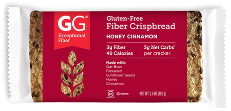 Gg Unique Fiber (Pack of 15) Gluten Free Honey Cinnamon Crispbread - 3.5 Oz - Cozy Farm 