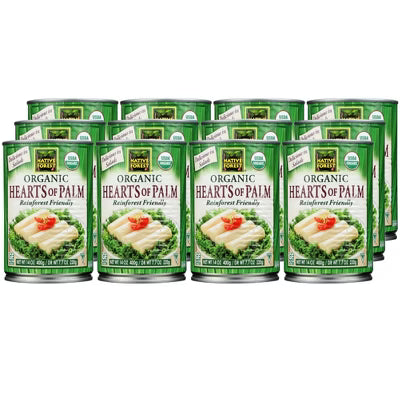 Native Forest Organic Hearts of Palm, Case of 12 x 14 oz