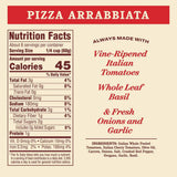 Rao's Arrabbiata Pizza Sauce, 12.3 Oz., Case of 6 – Authentic Italian, Spicy, Gluten-Free, Non-GMO