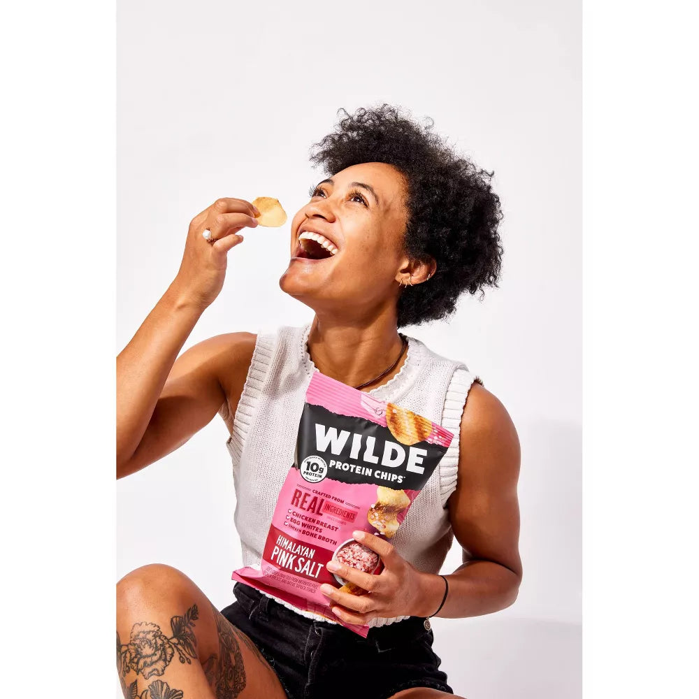 Wilde Chicken Chips, Himalayan Salt, 2.25 oz, Case of 12