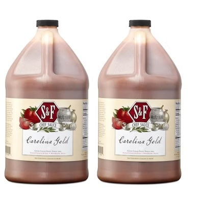 Schlotterbeck & Foss - Carolina Gold BBQ Sauce, 1 Gal (Case of 2) - Tangy Mustard BBQ