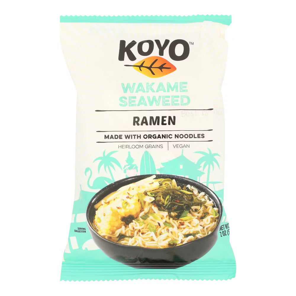 Koyo Authentic Japanese Wakame Seaweed Ramen, 2 Oz., Pack of 12