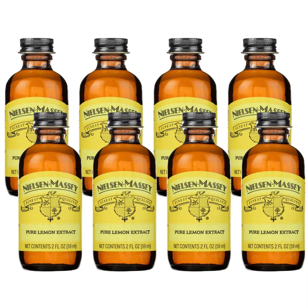 Nielsen-Massey Pure Lemon Extract, Case of 8, 2 oz