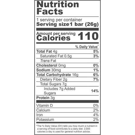 Verb Energy Bars, Chip Banana Bread, 16-Pack of .92 oz