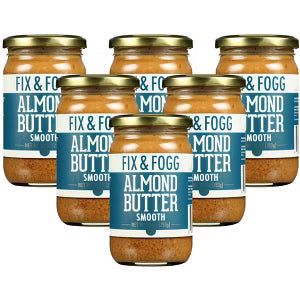 Fix & Fogg Almond Butter, Smooth, 10 Oz., Case of 6