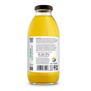Just Ice Tea Moroccan Mint Green Tea, Organic, Fair Trade, Case of 12 (16 fl oz)