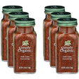 Multiple jars of Simply Organic chili lime seasoning on a white background