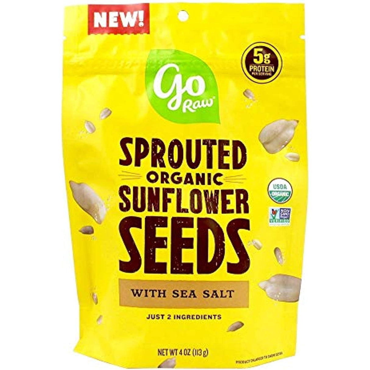 Go Raw Organic Sweet & Salty Kettle Snack Seeds, 4 oz (Pack of 6) - Gluten-Free