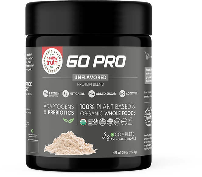 Healthy Truth Llc - Organic Protein Powder, 26 oz (Pack of 4) - Gluten-Free Protein